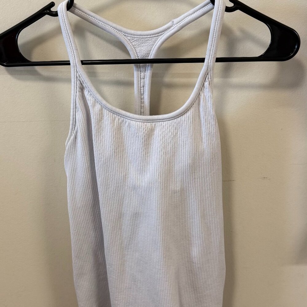 athleta seamless ribbed workout tank
